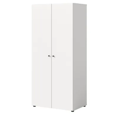 Inn.Furn Kleiderschrank Weiß 80x176x51 cm