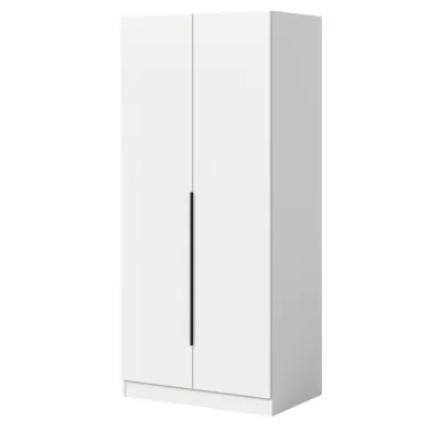 Inn.Furn Kleiderschrank Weiß 80x181x52 cm