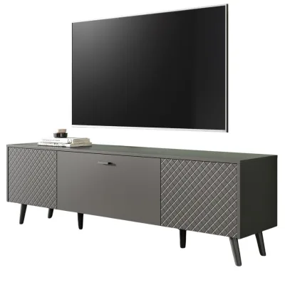 Inn.Furn Tv-Lowboard Grau 185x55x40 cm