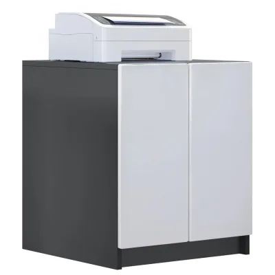 InnoFurn Druckerschrank Weiß 51x60.5x54 cm