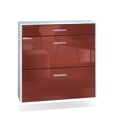 InnoFurn Hängender-Schuhschrank Bordeaux 89x87x23 cm