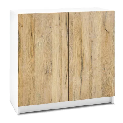 InnoFurn Kommode Eiche Wotan 82x78x37 cm