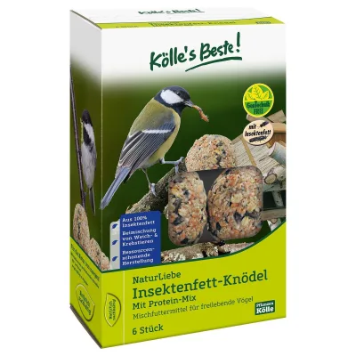 Insektenfettknödel 'Naturliebe' mit Protein, 6 Knödel