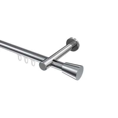 Interdeco Gardinenstange Chrom 520 cm
