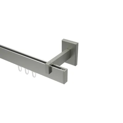 Interdeco Gardinenstange Edelstahl 400 cm