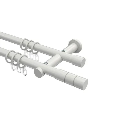 Interdeco Gardinenstange Weiß 280 cm