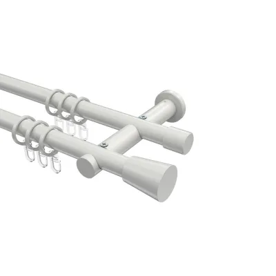 Interdeco Gardinenstange Weiß 360 cm