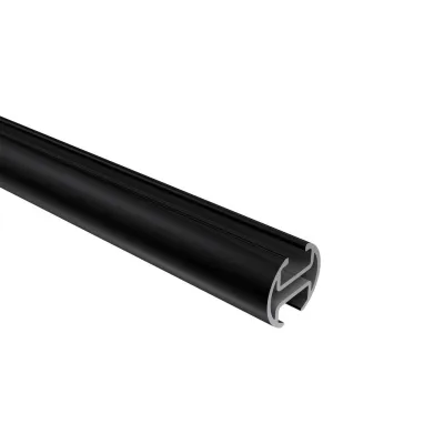 Interdeco Innenlaufprofil Schwarz 140 cm