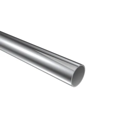 Interdeco Rundrohr Chrom 100 cm