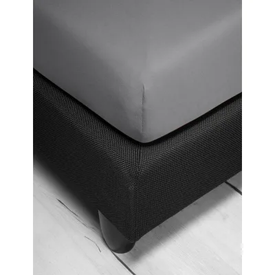 Irisette Spannbetttuch Anthrazit 140-160x200-220 cm