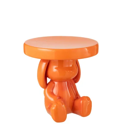 J-Line Beistelltisch Orange 35x35x35 cm