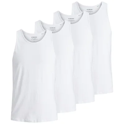 JACBASIC TANKTOP 4PK Herren Unterhemd