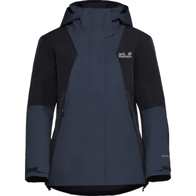 Jack Wolfskin Flowline 2L Ins, Skijacke, Damen, dunkelblau
