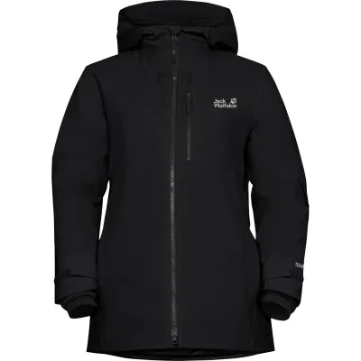 Jack Wolfskin Flowline 3in1, Skijacke, Damen, schwarz