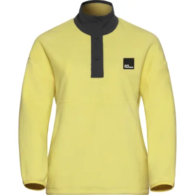 Jack Wolfskin Sumetro, Fleecepullover, Damen, gelb