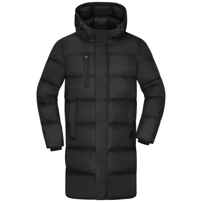 James & Nicholson Winter Kurzmantel mit Kapuze JN1368 Gr. M black