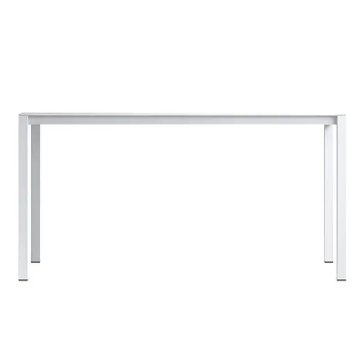 Jan Kurtz Tisch ARIA Gestell Aluminium pulverbeschichtet 140 x 80 x 75 cm weiß RAL 9016