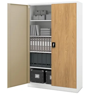 Jan Nowak Aktenschrank Weiß 115x185x40 cm