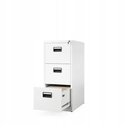Jan Nowak Aktenschrank Weiß 46x102x62 cm