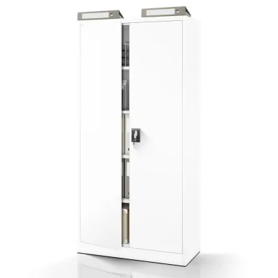 Jan Nowak Aktenschrank Weiß 90x185x40 cm