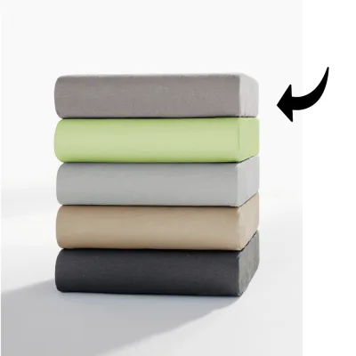 Jersey Spannbetttuch für Topper + Boxspringbett