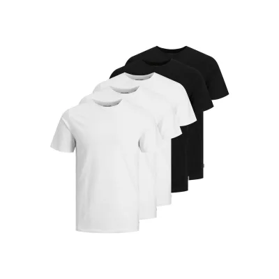 JJEORGANIC BASIC TEE O-NECK 5PK Herren T-Shirt