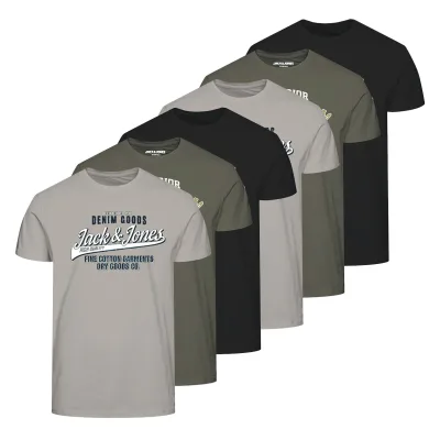 JJETHAN TEE CREW NECK 3PK Herren T-Shirt