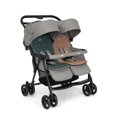 Joie Zwillingswagen Aire Twin Grau, Dunkelgrün, Koralle 78x102x70 cm