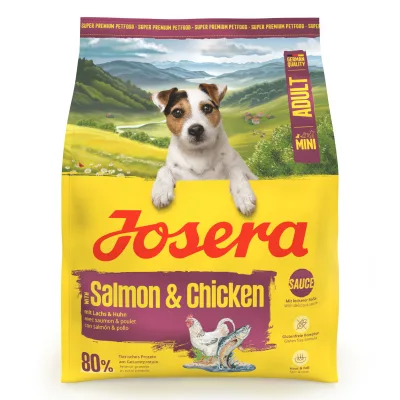 Josera Hundefutter Adult mit Lachs & Huhn, 900 g