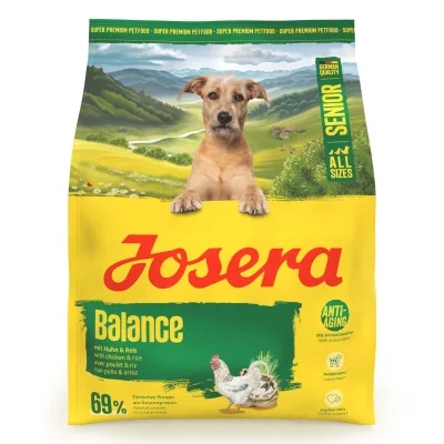 Josera Hundefutter Senior Balance mi Huhn & Reis, 900 g