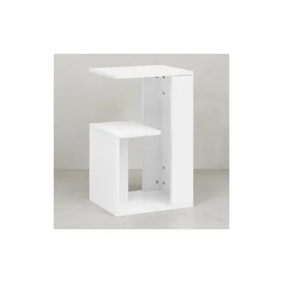 KADIMA DESIGN Beistelltisch BRENTA Holz: 3 Ablagen, 35x61x30 cm, Melaminharzbeschichtung