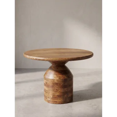 Couchtisch Mango Massivholz Ø 60x41,5 cm - ATRANI   Kadima Design