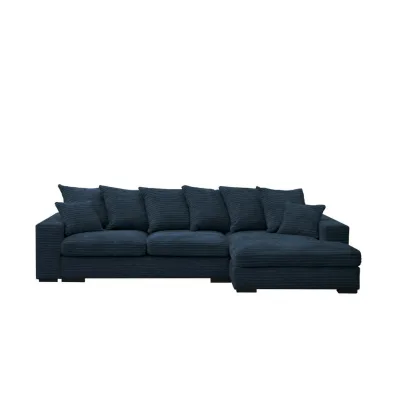 Kaiser Möbel Ecksofa Blau 285x155 cm