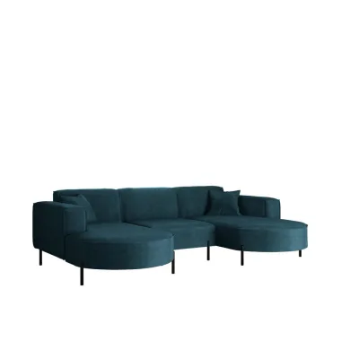 Kaiser Möbel Ecksofa Blau 299x165 cm