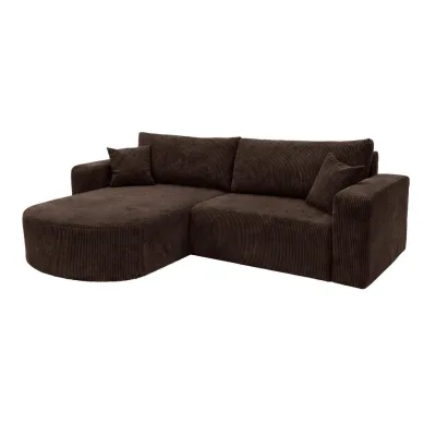 Kaiser Möbel Ecksofa Braun 244x175 cm