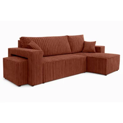 Kaiser Möbel Ecksofa Orange 244x145 cm