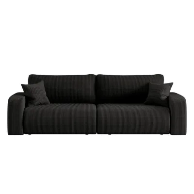 Kaiser Möbel Schlafsofa Schwarz 246x83x98 cm