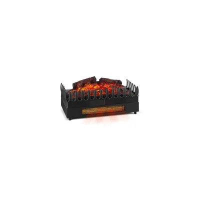 Kamini FX Elektrischer Kamin Kamineinsatz 1000/2000W 2W LED schwarz