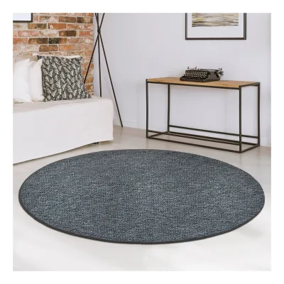 Karat Teppich London   Dunkelgrau 78   Rund