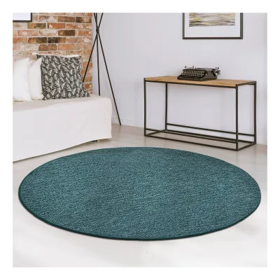 Karat Teppich London   Grün 95   Rund