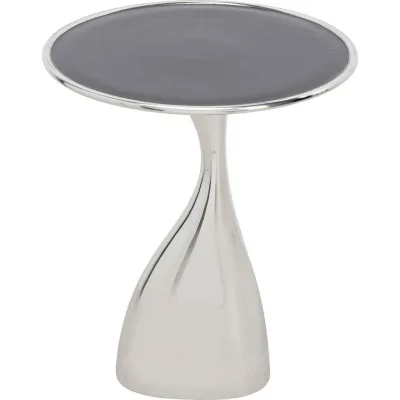 Kare-Design Beistelltisch Schwarz, Silber 36x45x36 cm