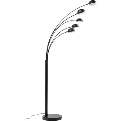 Kare-Design Bogenleuchte Schwarz 86x201x85 cm