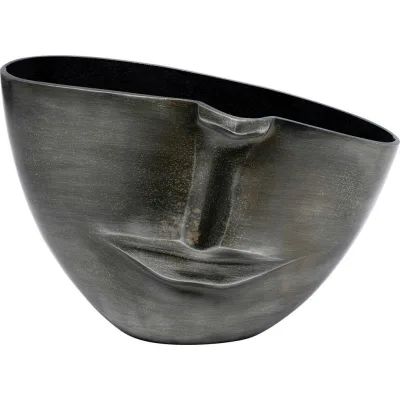 Kare-Design Dekovase Anthrazit 22x31x11 cm