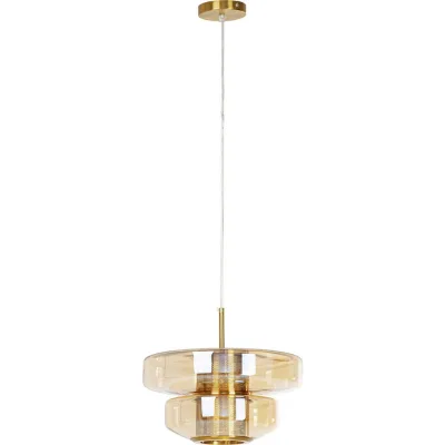 Kare-Design Hängeleuchte 57697 Hängeleuchte Arcadia Gelb 34x180x34 cm