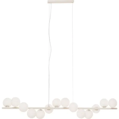 Kare-Design Hängeleuchte Weiß 150x130x29 cm