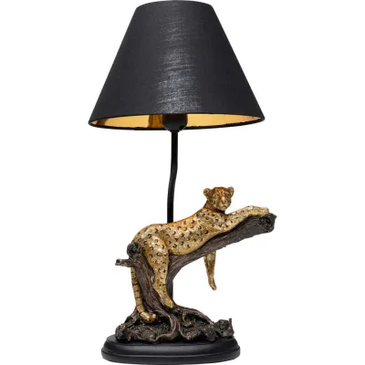 Kare-Design Tischleuchte Relax Schwarz, Gold 27.5x49.5x35 cm