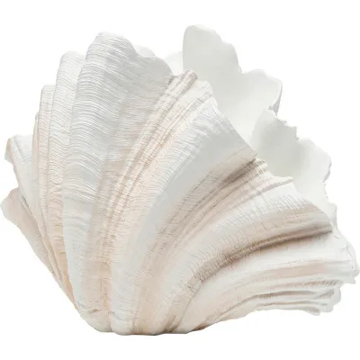 Kare-Design Vase Grauweiß 36x57x31 cm