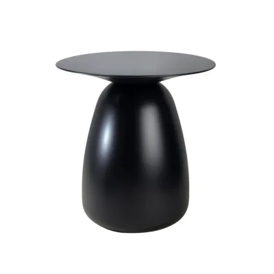 Kayani Beistelltisch Schwarz 32.5x34x32.5 cm