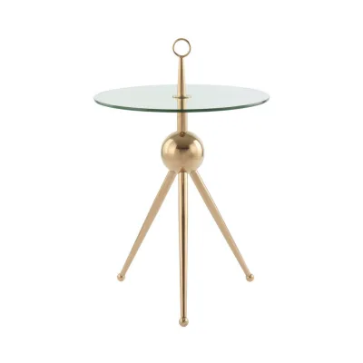 Kayoom Beistelltisch Gold 46x52x46 cm