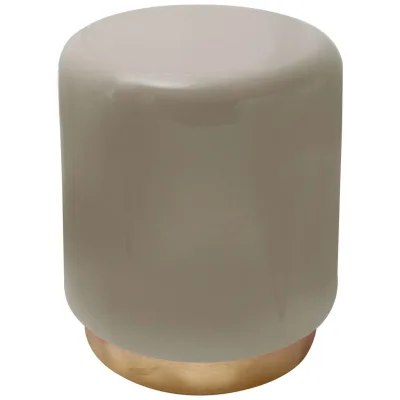 Kayoom Beistelltisch Taupe, Gold 44.5 cm